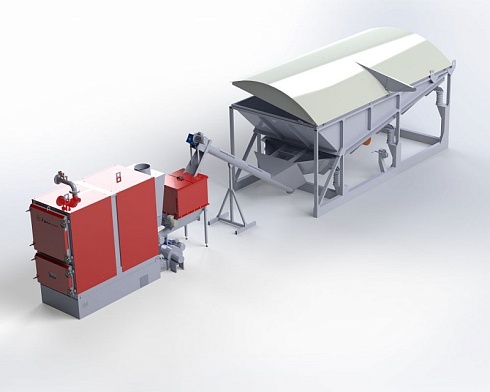 Автоматический котел на щепе FACI FSS